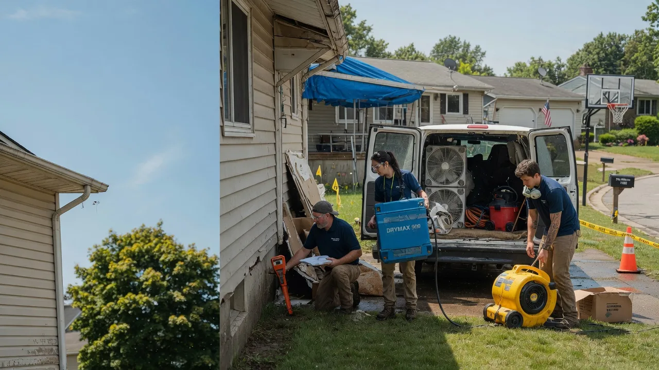 Ceiling Leak Cleanup in Sainte Marie, IL near me